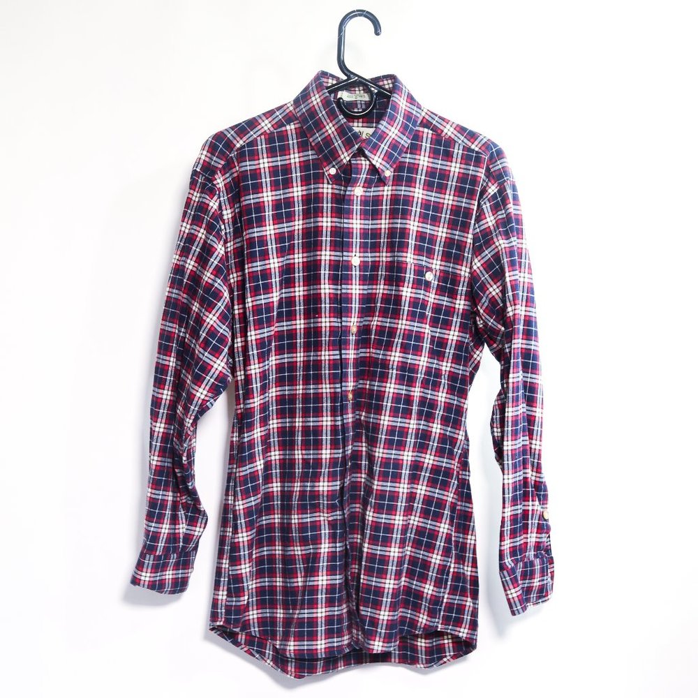 Checkered ORVIS button-up cotton shirt in EUC!